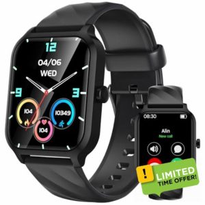 Smart Watch for Men Women Answer/Make Calls - 1.83" Fitness Watch with Heart Rate Sleep SpO2 Monitor