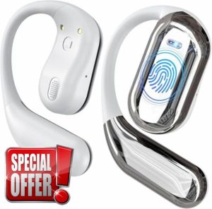 Ultra Open Ear Earbuds - Bone Conduction Headphones Wireless Bluetooth