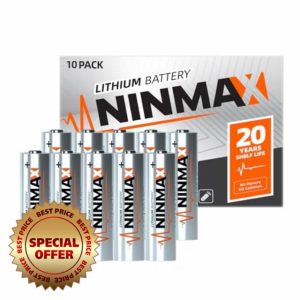 NINMAX® Lithium AA Batteries 10 Pack