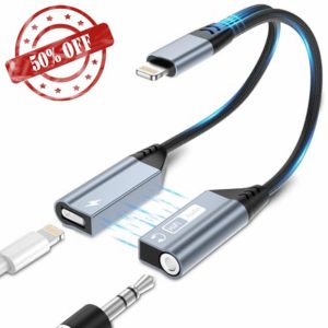 Magnetic Lightning to 3.5mm Headphone Jack Adapter