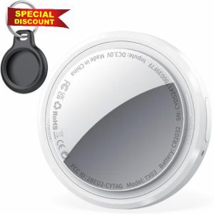 QCOQ Air Tracker Tag Compatible with Apple Find My (iOS Only)