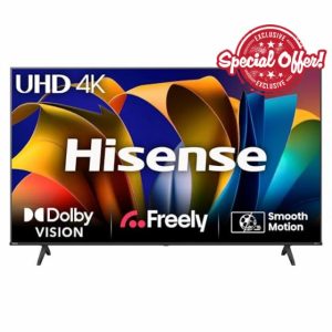 Hisense 43 Inch 4K Smart TV 43E6NTUK - Dolby Vision