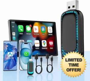Android Auto Wireless Adapter and Wireless Carplay Adapter 2024 Upgrade