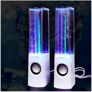 Gikfun USB 7 Colour LED Water Speaker with Dancing Fountain Light Show Sound Effect Speaker for Computer