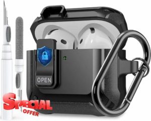 OTOPO for Airpods 4 Case with Secure Lock Clip
