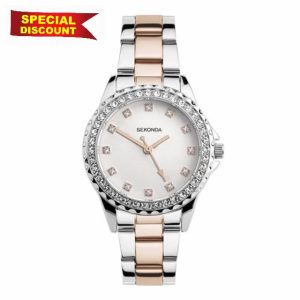 Sekonda Elizabeth Women's Quartz Watch 33mm with Stone Set Case