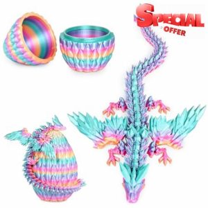 Winged Dragon Inside Surprise Egg Fun Collectible Toy Gift for Kids and Adults
