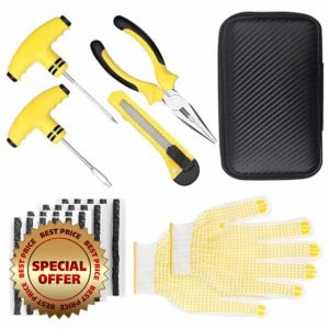 Tyre Repair Kit- Puncture Repair Kit - Tubeless Car Tyre Puncture Repair