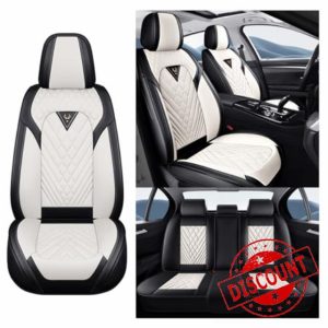 NOBQUA Car Seat Covers Premium Waterproof Leather Cushion