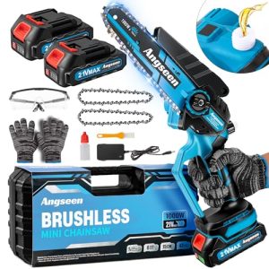 Electric Chainsaw Cordless 6 Inch with Auto Oiler-System