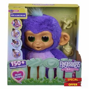 Fingerlings Care ‘n’ Cuddles Interactive Baby Monkey