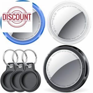QCOQ Air Tracker Tag Compatible with Apple Find My (iOS Only)