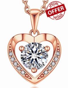 MomentWish Moissanite Necklace Heart
