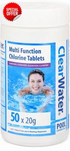 Clearwater CH0019 1 kg Multifunction Chlorine Tablets