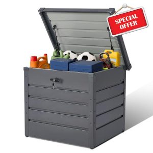 DKIEI 200L Metal Garden Storage Box