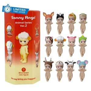 2024       Lying Down Angel Anime Figures Toys Original Mini Figure