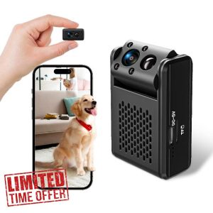 CustCare Spy Camera | WiFi Hidden Mini Camera with PIR Motion Detection - WiFi/No-WiFi | 90° Rotatable