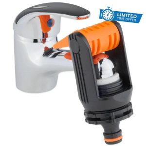 Universal Tap Connector Adapter Mixer Kitchen Garden Hose Pipe Joiner Fitting-BL