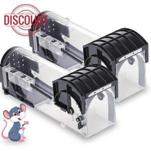 Upgrade Humane Mouse Traps 2 Pack