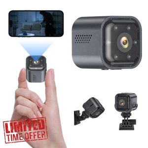 Mini Spy Camera - 4K HD Spy WiFi Wireless PIR Small-Camera with Audio and Video