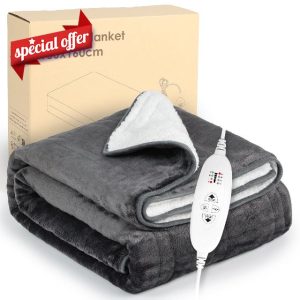 Lyssiefeel Electric Heated Blanket Throw