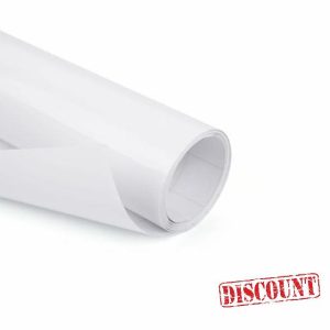 Partuto Gloss White Bubble Free Car Vinyl Film Sticker Decal 152cm x 30cm Replaceme