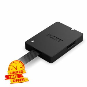 NZXT Control Hub - AC-CRFR1-B1 - Digital RGB Lighting and PWM Fan Speed Controller - Control Up to 5 x PWM Fans or 4 x NZXT Single - Frame Fans - Powered by NZXT CAM Software