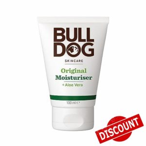 Bulldog Skincare Original Moisturiser 100ml - Moisturiser for Men - 24 Hour Hydratio