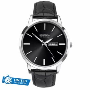 Sekonda Jackson Classic Men's 40mm Quartz Watch with Analogue Day/Date Display