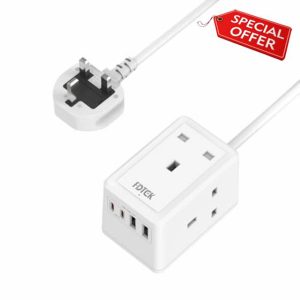 Extension Lead Cube with 4 USB Slots