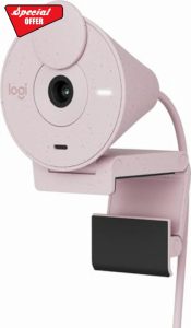 Logitech Brio 300 Full HD Webcam with Privacy Shutter