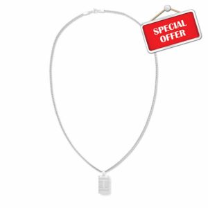 Tommy Hilfiger Jewelry Men's Stainless Steel Pendant Necklace - 2790316