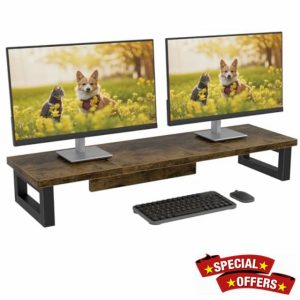 OYRREU Dual Monitor Stand