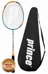 Prince Pro Viper Graphite Badminton Racket & Protective Carry Cove