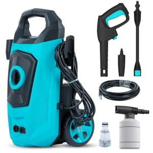 Portable Jet Washer High Pressure Washers 130 Bar Electric Power Washer with Hose Reel