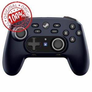 HORI Wireless HORIPAD for Steam (Midnight Black) - Pro Controller Designed for Steam