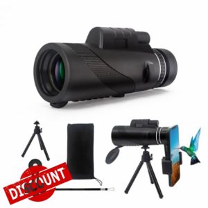 Eclare 10X40 High Power Monocular Telescope with BAK4 Prism & FMC Lens