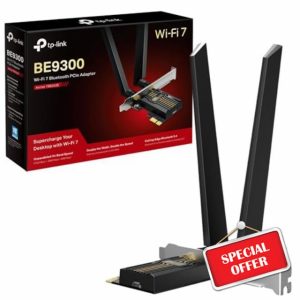 TP-Link Archer TBE552E WiFi 7 Card BE9300 Mbps Wireless Bluetooth 5.4 PCIe Network Card
