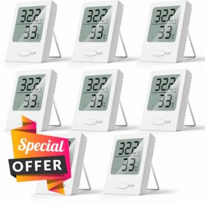 8-Pack Hygrometer Humidity Meter Indoor