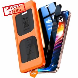 TOCOL 2 Pack for iPhone 16 Pro Max Privacy Screen Protector 6.9-Inch [True 25°Anti Spy]