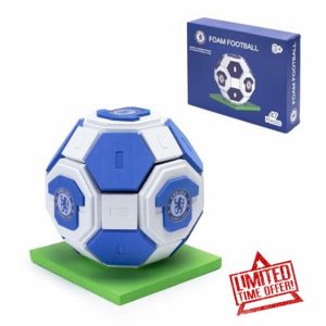 Chelsea FC Official Licensed 3D Foam Football Puzzle – 47-Piece Buildable Model for Ages 3+