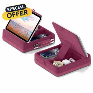 KDD Tablet Pillow Stand with Storage