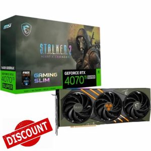 MSI GeForce RTX 4070 Ti SUPER 16G GAMING SLIM STALKER 2 EDITION Graphics Card - RTX 4070 Ti SUPER GPU