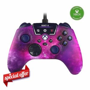 Turtle Beach React-R Nebula Wired Gaming Controller with Audio Controls