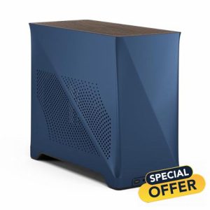 Fractal Design Era 2 ITX PC Case in Midnight Blue – Sleek Anodized Aluminum