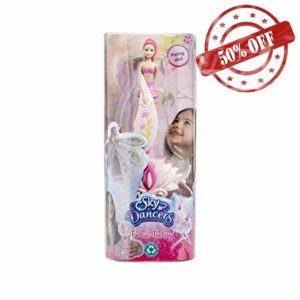 Sky Dancers: Fuchsia Fantasy | Pull the Cord and Watch as She Makes a Dazzling Dance Through Mid-Air! | Flying Doll Toy | No Batteries Required | Gift For Ages 5+