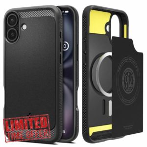Spigen Rugged Armor MagFit Case for iPhone 16