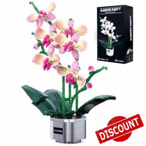 Orchid Flower Building Kit Toy for Adults and Kids