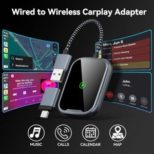 2 in 1 Carplay Android Auto Wireless Adapter