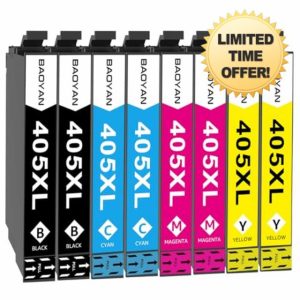 BAOYAN 405XL Multipack Compatible for Epson 405XL Ink Cartridge 405 for WorkForce Pro WF-4820 WF-3820 WF-7310 WF-7830 WF-7840 WF-4830 WF4820 WF3820 WF7310 WF7830 WF7840 WF4830 (8 Pack)